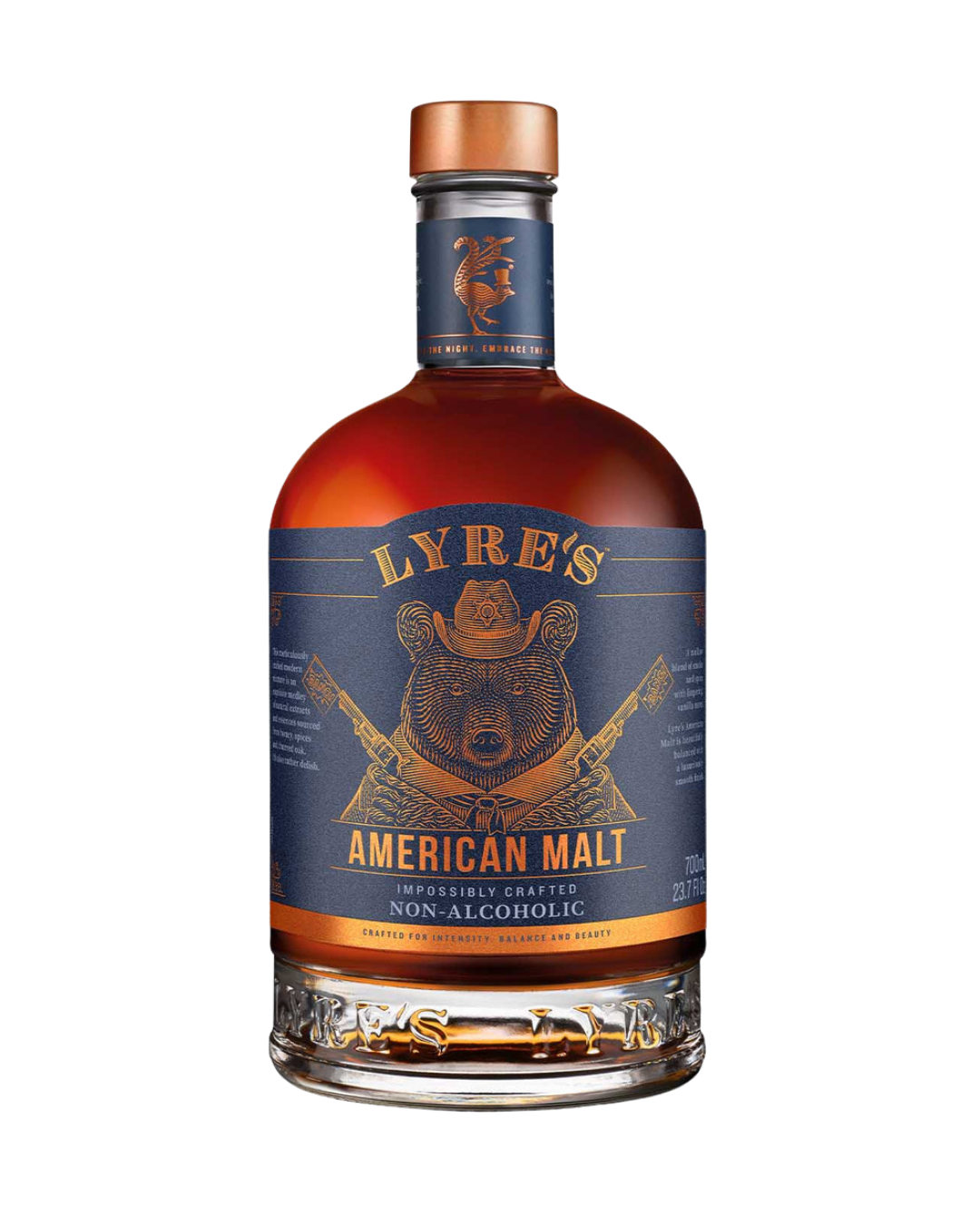 Lyre's American Malt - Destilado Tipo Whisky Bourbon Sin Alcohol 700ml
