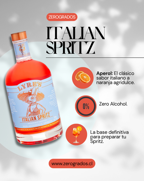 Lyre's Italian Spritz - Aperitivo Tipo Aperol Sin Alcohol 700ml